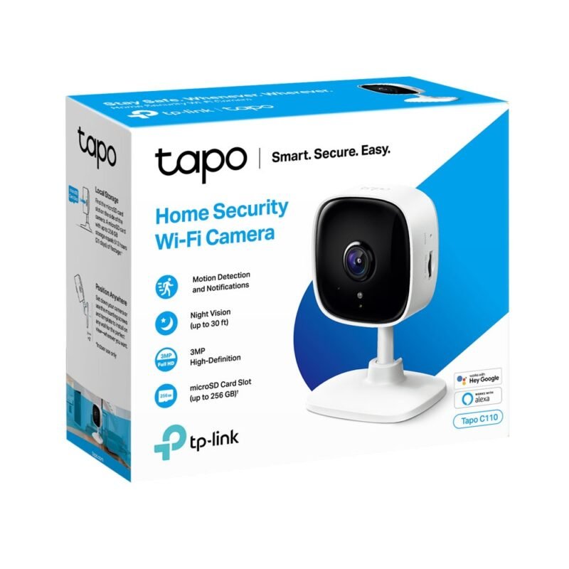 Cámara WiFi TP-LINK Tapo C110 | UHD, Visión Nocturna - Imagen 4