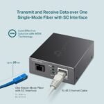 Convertidor de medios Monomodo TP-LINK TL-FC311A-20 | SC Gigabit, Ethernet Gigabit, WDM