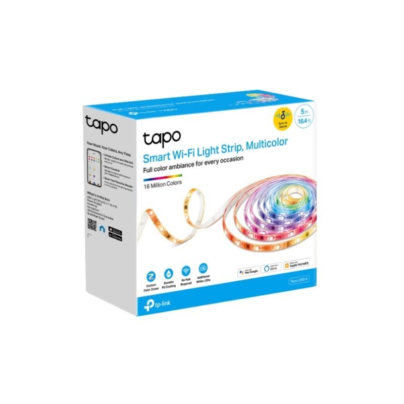 Tira LED Inteligente TP-LINK Tapo L930-5 | RGB - Multicolor, WiFi, 5 m - Imagen 2