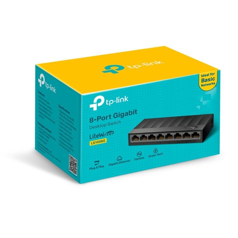 Switch TP-LINK LS1008G | 8 Puertos Gigabit - Imagen 2