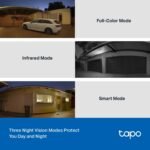 Cámara WiFi TP-LINK Tapo C510W | QHD, Rotatoria, Visión Nocturna, Exterior