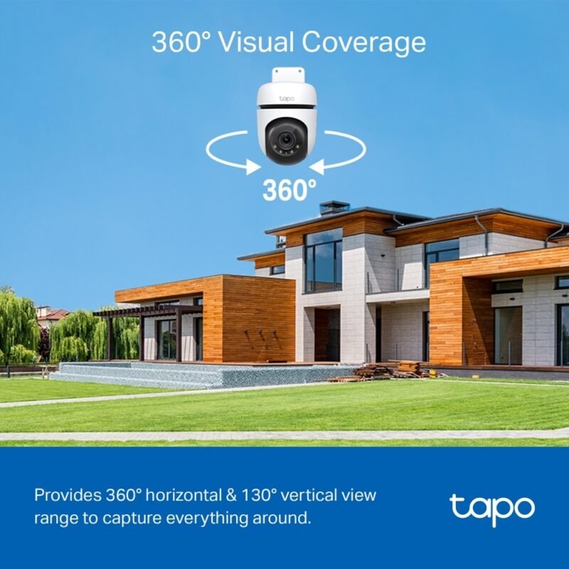 Cámara WiFi TP-LINK Tapo C510W | QHD, Rotatoria, Visión Nocturna, Exterior - Imagen 4