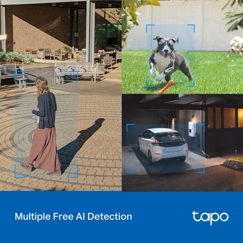 Cámara WiFi TP-LINK Tapo C520WS | QHD, Rotatoria, Visión Nocturna, Exterior - Imagen 4