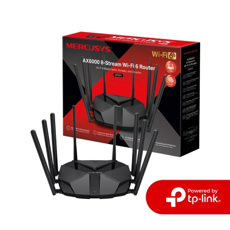 Router Inalámbrico MERCUSYS MR90X | AX6000, WiFi 6 - Imagen 10