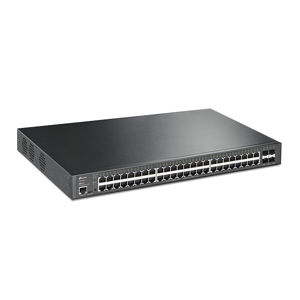 Switch TP-LINK TL-SG3452XP | 48 Puertos Gigabit POE+ at/af, 4 SFP 10Gb - Imagen 2