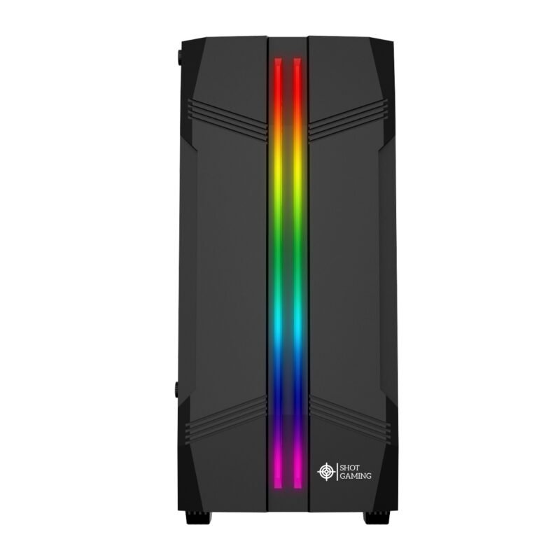 Combo Gabinete ATX SHOT-SUP-8013 RGB frontal + 1 fan RGB | Shot Gaming - Imagen 4