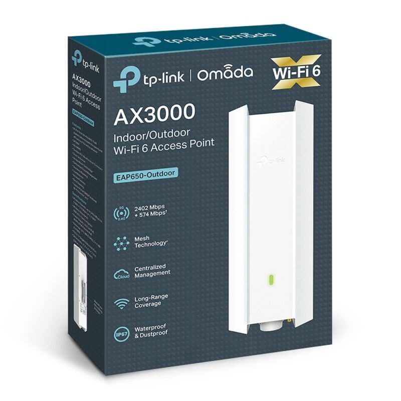 Access Point TP-LINK EAP650-Outdoor | AX3000, WiFi 6 - Imagen 2