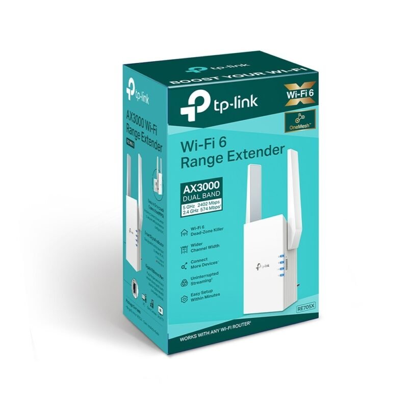 Extensor de Cobertura TP-LINK RE705X | AX3000, WiFi 6, Mesh - Imagen 2