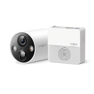 Cámara WiFi + Hub TP-LINK Tapo C420S1 | QHD, Visión Nocturna, Exterior