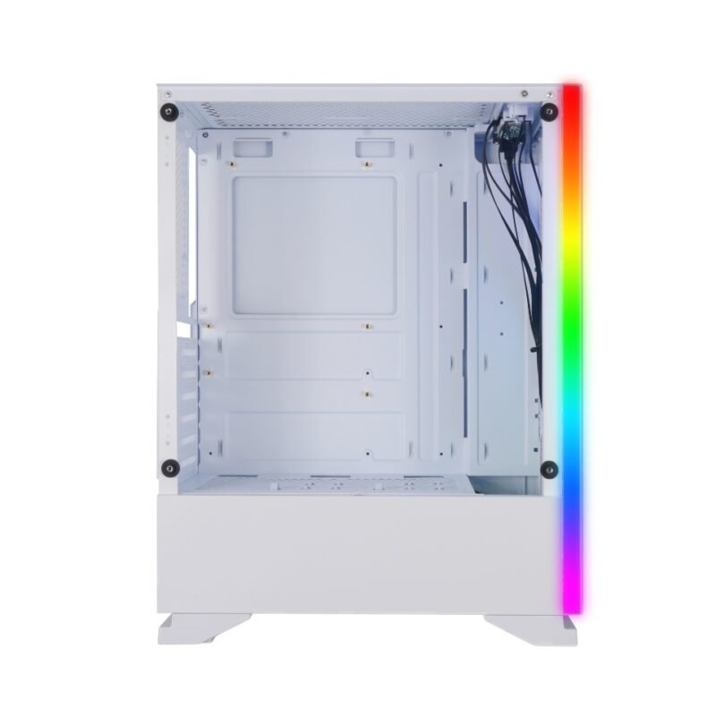 Gabinete Gamer Shot Gaming Pro Series SHOT-SUP-8335WHITE | Cristal Templado, RGB frontal - Imagen 3