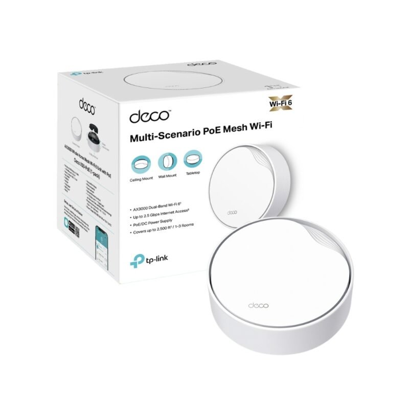 Access Point TP-LINK Deco X50 POE (Pack x1) | AX3000, WiFi 6, Mesh - Imagen 12