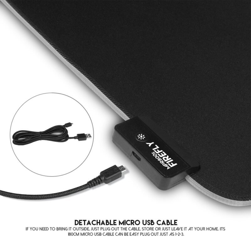 Mouse Pad Gamer Extendido FANTECH MPR800s | RGB - Imagen 5