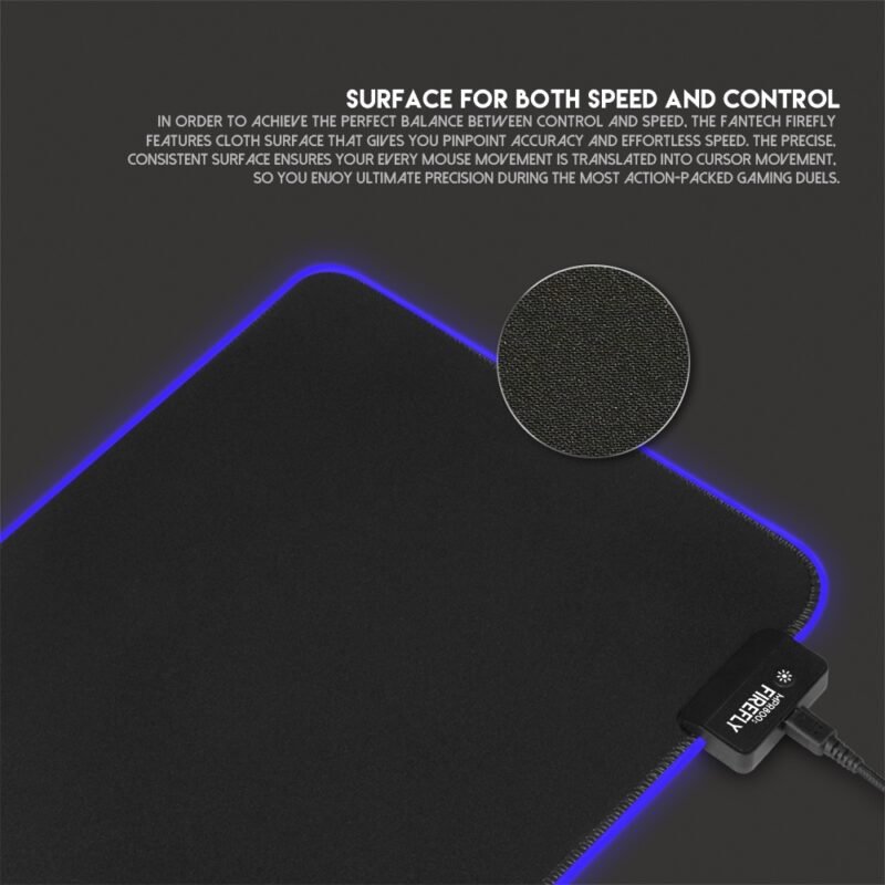 Mouse Pad Gamer Extendido FANTECH MPR800s | RGB - Imagen 6