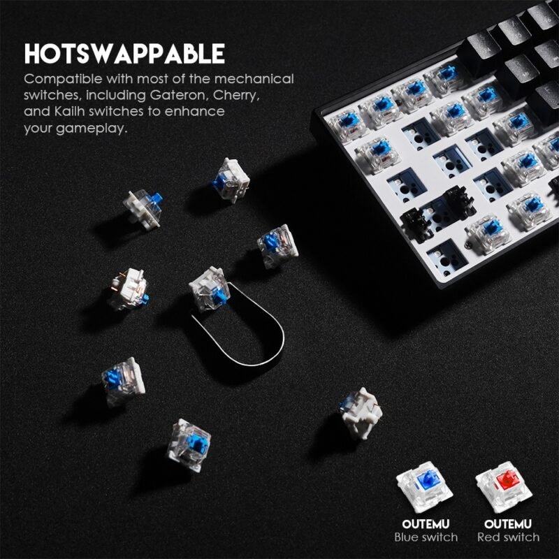 Teclado Gamer Mecánico USB FANTECH MAXFIT 61 MK-857 | Reducido, RGB, Red Switch - Imagen 5