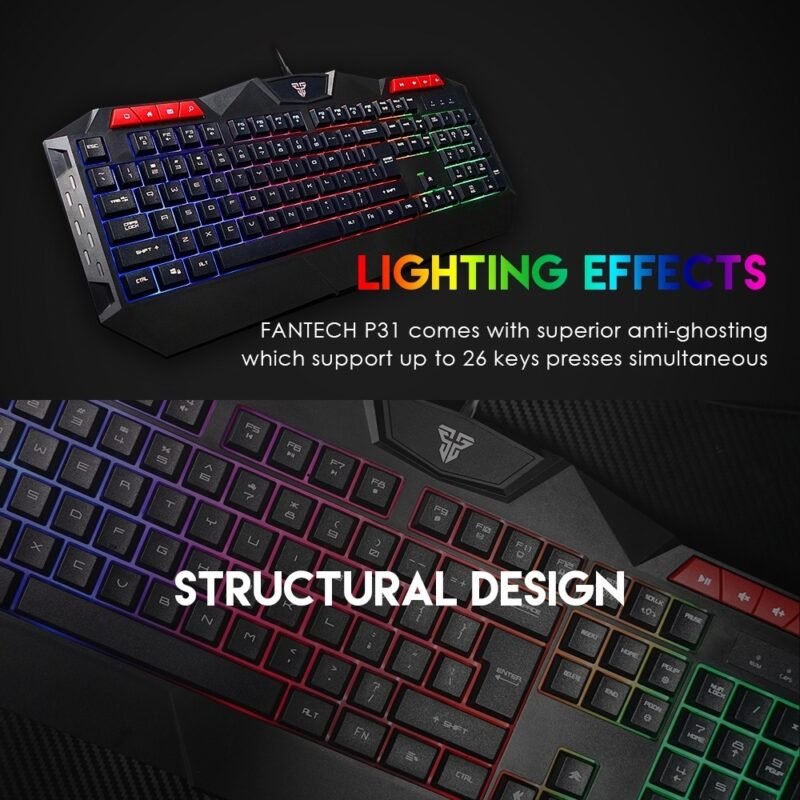 Kit Gamer 3 en 1 FANTECH P31 | RGB, USB - Imagen 4