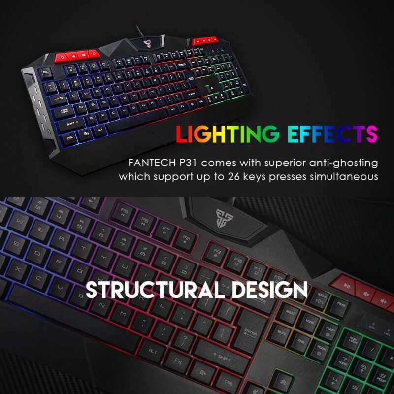 Kit Gamer 3 en 1 FANTECH P31 | RGB, USB - Imagen 12