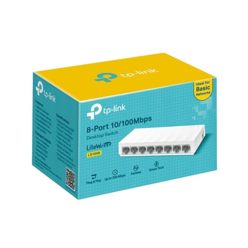 Switch TP-LINK LS1008 | 8 Puertos 10/100 - Imagen 3