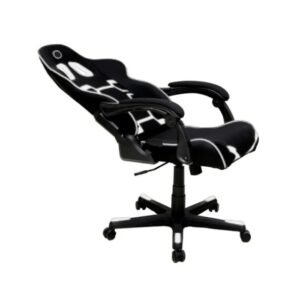 Silla Gamer Nibio Savage GC112 | Reposabrazos, Negra y Blanca