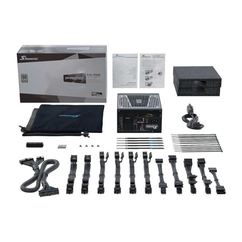 Fuente de Poder Seasonic Prime TX-750 | Negra, 750W - Imagen 3