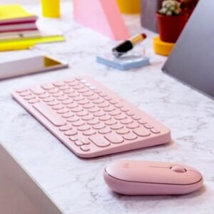 Mouse Inalámbrico Logitech Btm350 | Rosa