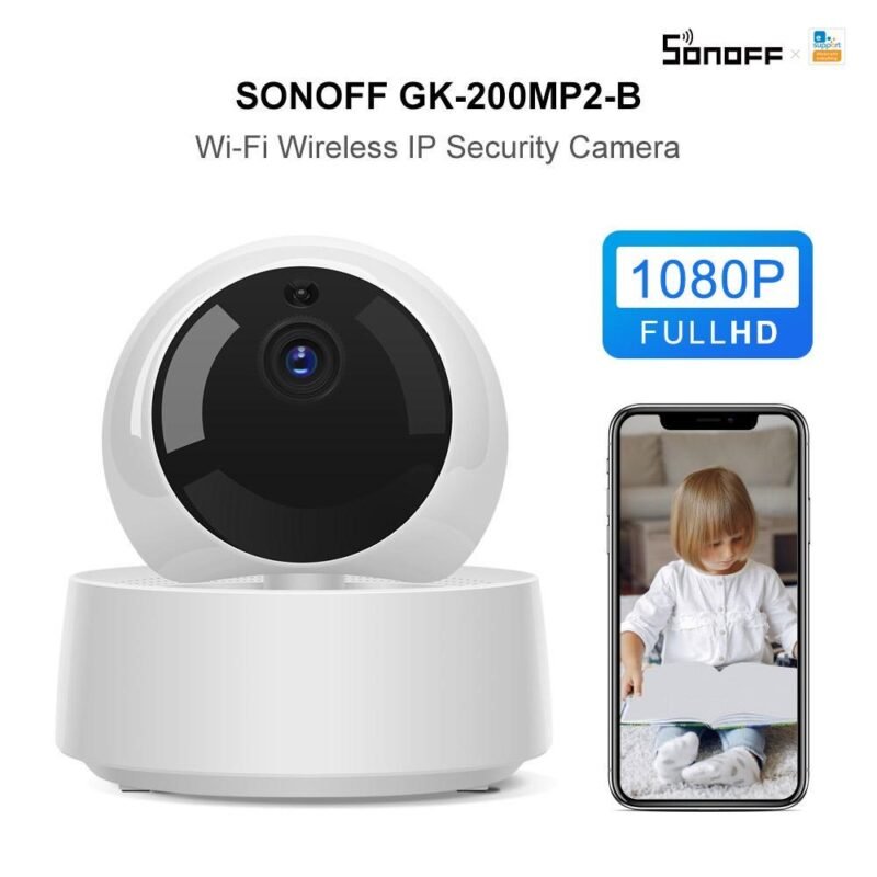 Cámara WiFi Sonoff GK-200MP2-B | FHD, Rotatoria, Visión Nocturna - Imagen 7