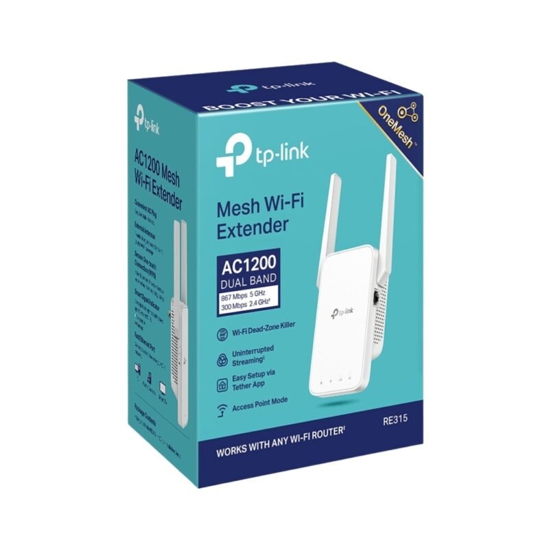 Extensor de Cobertura WiFi TP-LINK RE315 | AC1200, WiFi 5, Mesh - Imagen 16