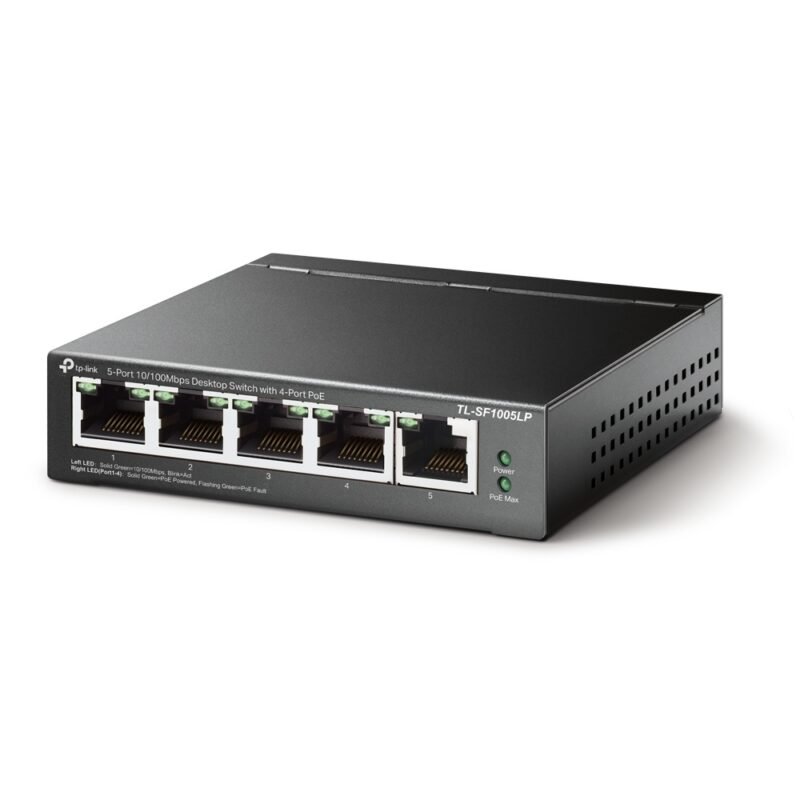 Switch TP-LINK TL-SF1005LP | 5 Puertos RJ45 10/100 (4 Puertos PoE af) - Imagen 6