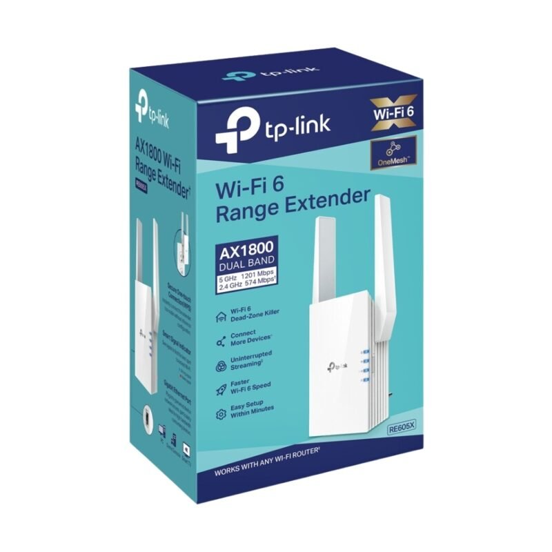 Extensor de Cobertura WiFi TP-LINK RE605X | AX1800, WiFi 6, Mesh - Imagen 4