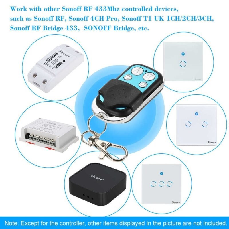Control Remoto Sonoff | 4 Botones, RF 433MHz - Imagen 4