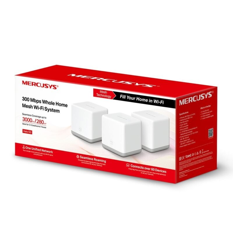 MERCUSYS Halo S3 (Pack x3) | Mesh - Imagen 5