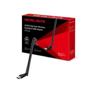 Adaptador Inalámbrico USB MERCUSYS MU6H | AC650, WiFi 5, Alta Ganancia