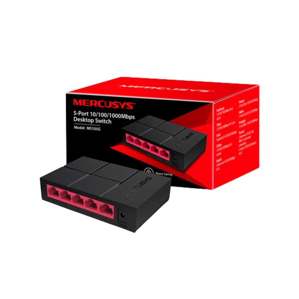 Switch MERCUSYS MS105G | 5 Puertos Gigabit