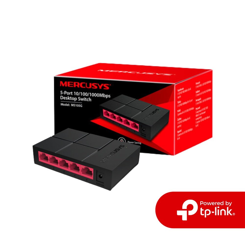 Switch MERCUSYS MS105G | 5 Puertos Gigabit - Imagen 5