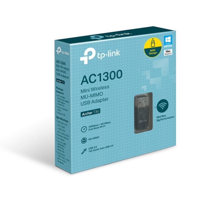 Adaptador Inalámbrico USB TP-LINK Archer T3U | AC1300