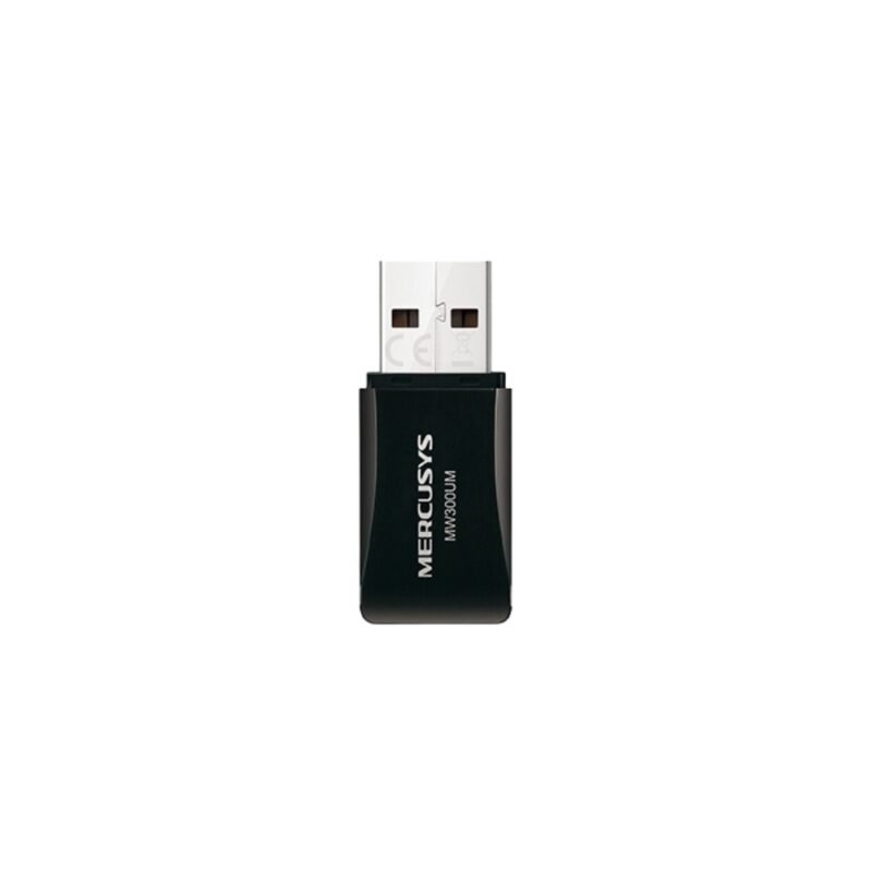 Adaptador Inalámbrico Mini USB MERCUSYS MW300UM | WiFi, 300 Mbps - Imagen 2