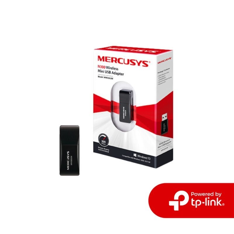 Adaptador Inalámbrico Mini USB MERCUSYS MW300UM | WiFi, 300 Mbps - Imagen 5