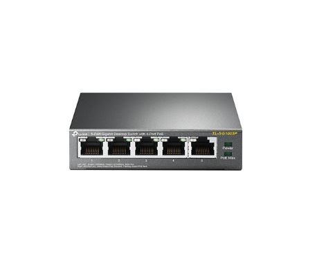 Switch TP-LINK TL-SG1005P | 5 Puertos Gigabit (4 Puertos PoE af/at) - Imagen 4