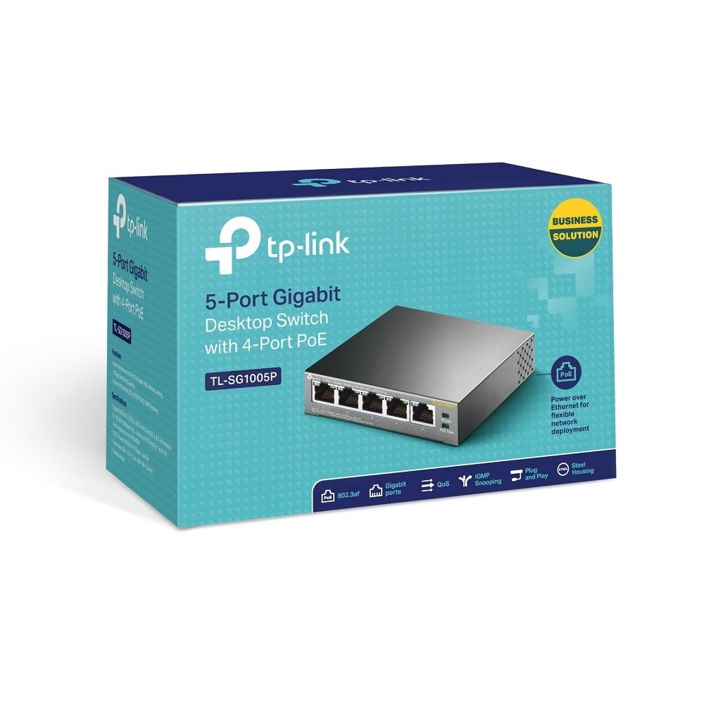 Switch TP-LINK TL-SG1005P | 5 Puertos Gigabit (4 Puertos PoE af/at) - Imagen 6