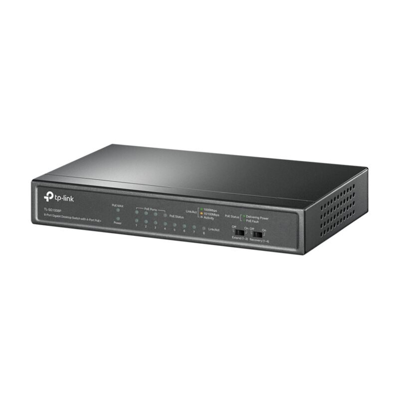 Switch TP-LINK TL-SG1008P | 8 Puertos Gigabit (4 Puertos PoE af) - Imagen 3