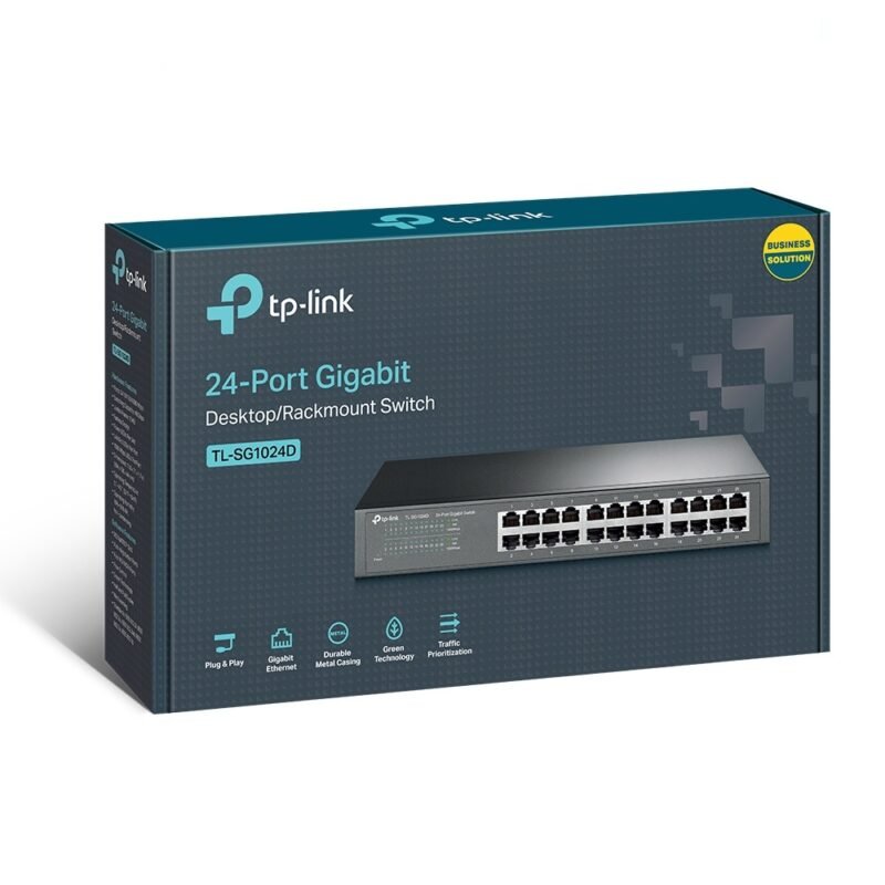 Switch TP-LINK TL-SG1024D | 24 Puertos Gigabit