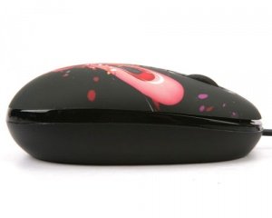 Combo Mouse + Mouse Pad JETION JT-DMS046 | Diseño Mariposa Negro - Imagen 4