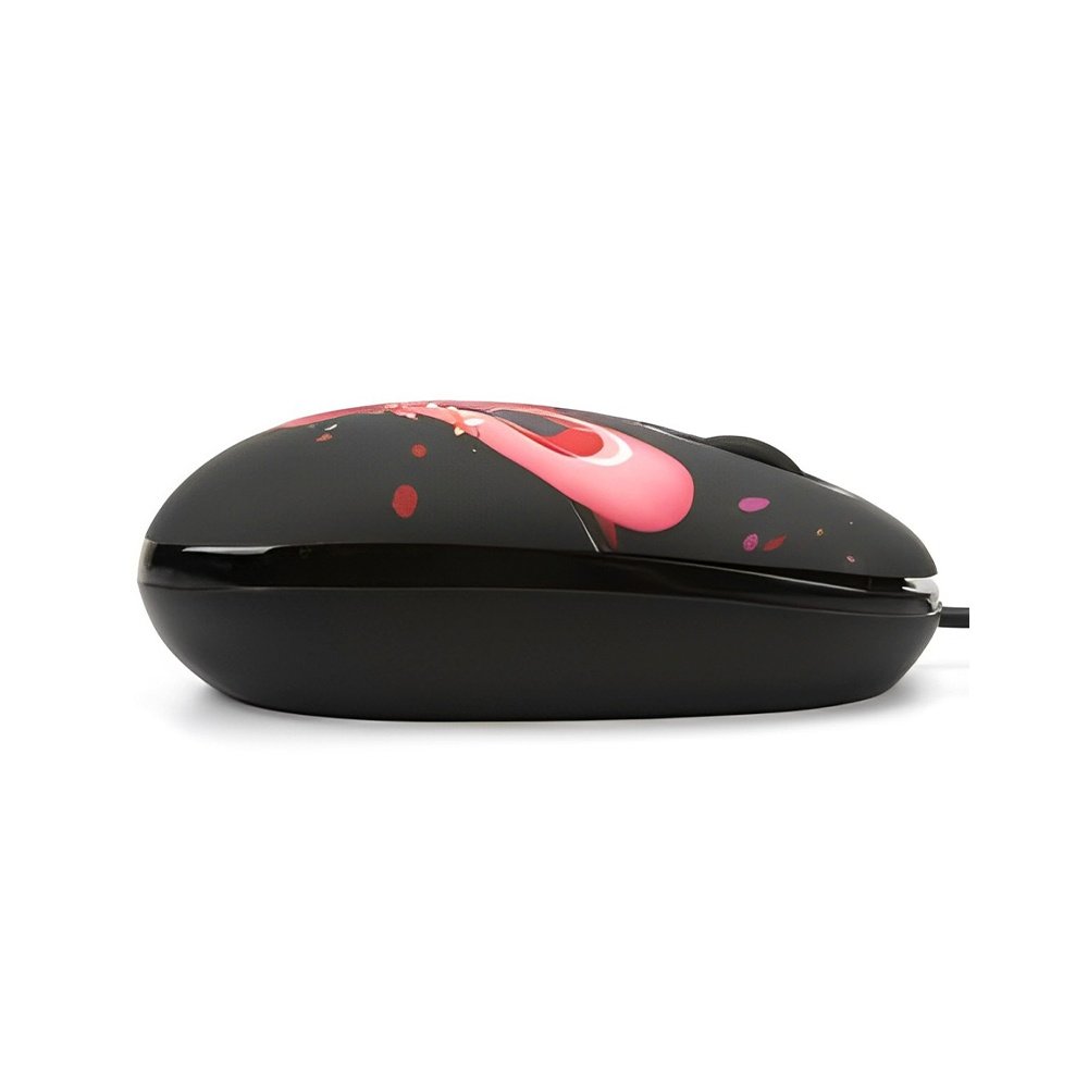 Combo Mouse + Mouse Pad JETION JT-DMS046 | Diseño Mariposa Negro - Imagen 6