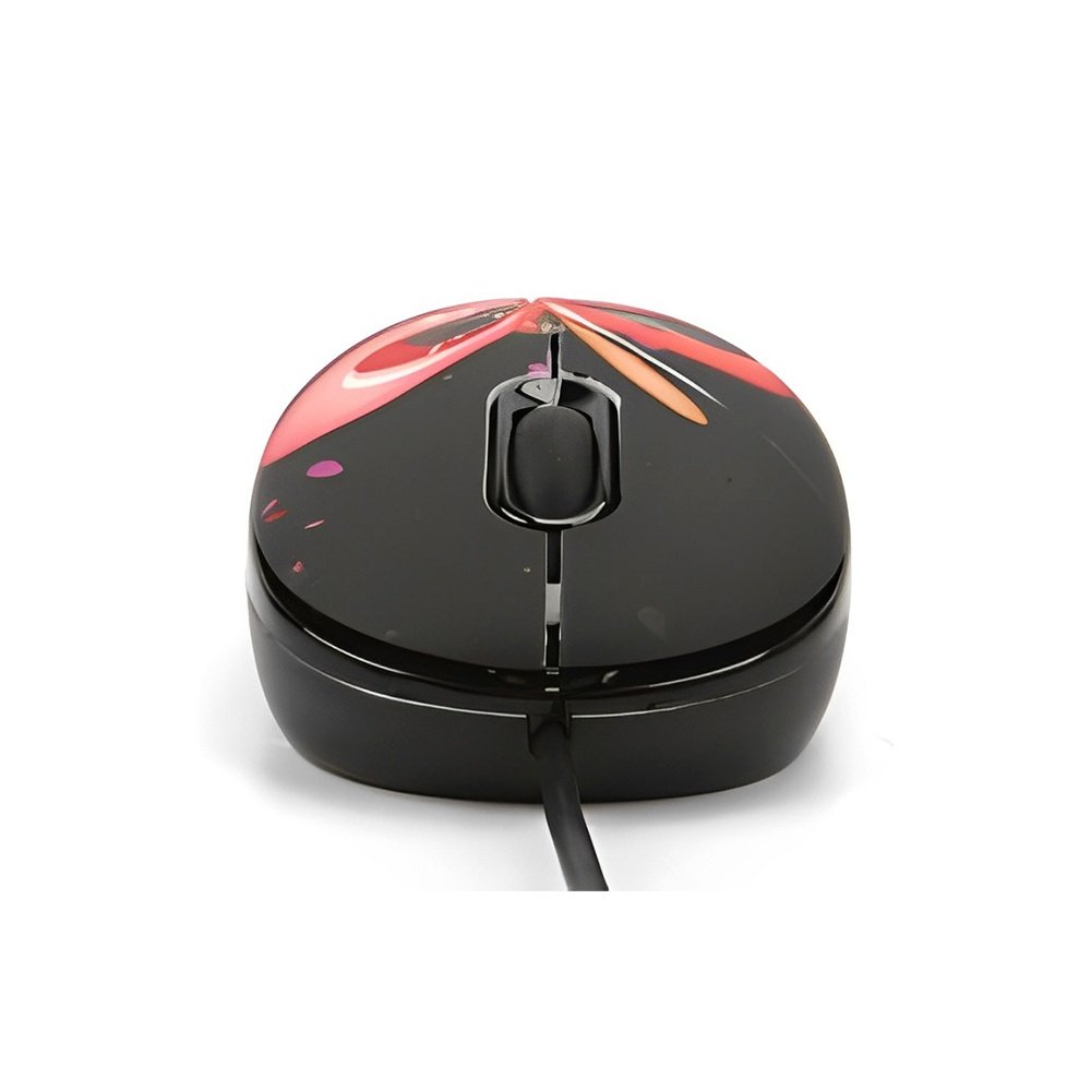 Combo Mouse + Mouse Pad JETION JT-DMS046 | Diseño Mariposa Negro - Imagen 7