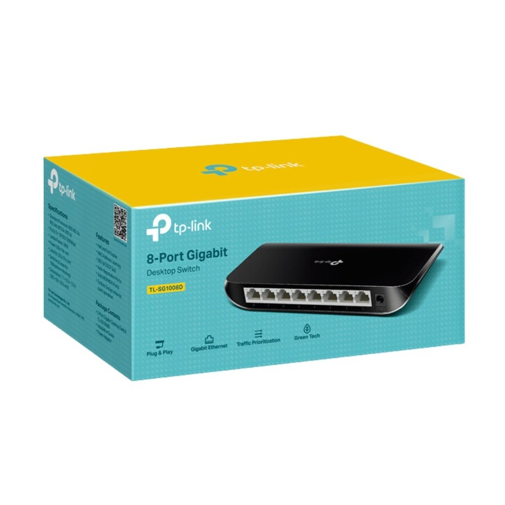 Switch TP-LINK TL-SG1008D | 8 Puertos Gigabit - Imagen 7