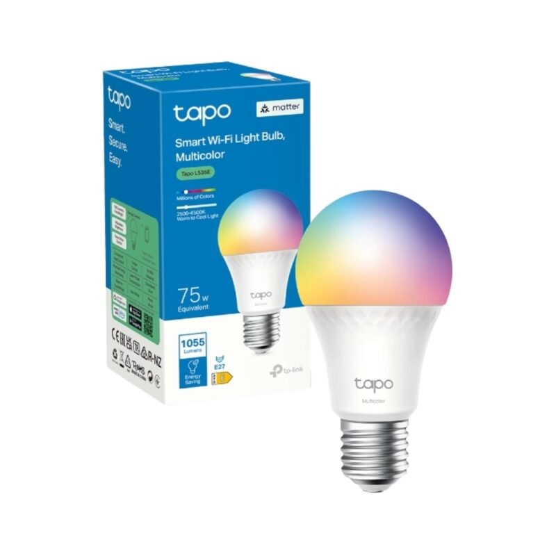 Lámpara LED Inteligente TP-LINK Tapo L535E | WiFi, RGB, Multicolor, 8.6 W