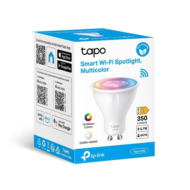 Lámpara LED Inteligente TP-LINK Tapo L630 (2-Pack) | WiFi, RGB, 3.7 W - Imagen 4