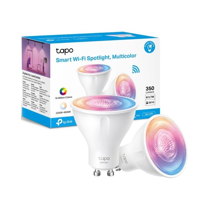 Lámpara LED Inteligente TP-LINK Tapo L630 (2-Pack) | WiFi, RGB, 3.7 W - Imagen 8