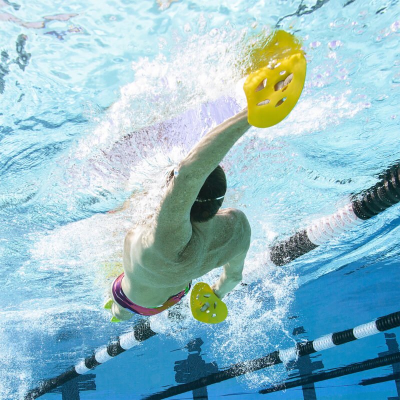 Paletas Flotantes Natación Finis Manta Paddles L - Imagen 6