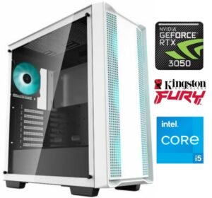 Equipo Gamer Core i3 14100F, 16GB, 1TB NVMe, RTX 3050 6GB