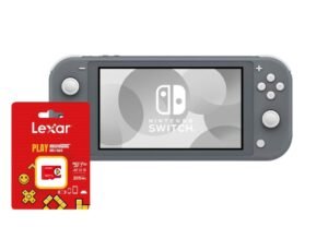 Consola Nintendo Switch lite gris + micro SD 512 GB